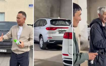 Тұрсын Алагөзов өз қызметкерлеріне қымбат көліктер сыйлады (ВИДЕО)