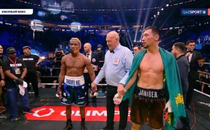 Сүйінші! Жәнібек Әлімханұлы Анауэль Нгамиссенгені нокаутпен жеңді