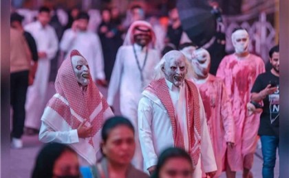 Сауд Арабиясында алғаш рет Хэллоуин мерекесі тойланды (ВИДЕО)