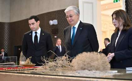 Қасым-Жомарт Тоқаев Aral Culture Summit көрмесіне барды