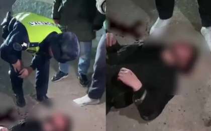 Ақтауда өтіп бара жатқандар қызды зорламақ болған ер адамды тұрғындар ұстап алды