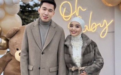 Абай Бегейдің ұлы мен келіні гендер пати жасады (видео)