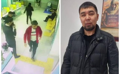 Атырау әкімдігінде "заңсыздықтан" шаршаған ер адам үстіне бензин шашып, өзін өртемек болды (видео)