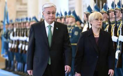 «Ақорда» резиденциясында Словения президентін салтанатты қарсы алу рәсімі өтті
