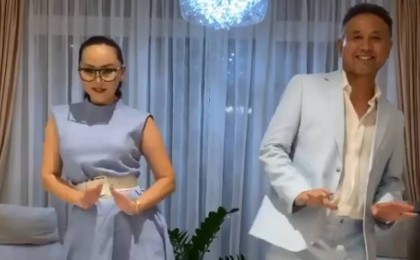 Баян Мақсатқызы мен күйеуінің видеосы желіні шулатты (видео)