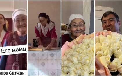 «Абысындардан мастер-класс»: Динара Сәтжан Наурызды жаңа отбасымен қарсы алды (ВИДЕО)