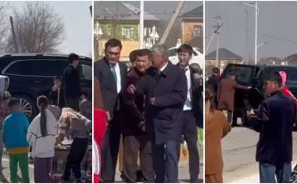 «Maybach-ты халық облыс әкімі келгенде ғана көреді»: Журналист Нұрлыбек Нәлібаевтың кортежін сынады (ВИДЕО)