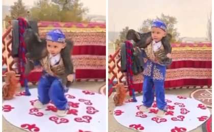 “Болашақ палуан”: Маңғыстау облысында қозыны 30 рет көтеріп тұрған 4 жасар бүлдіршін жұртты тәнті етті (видео)