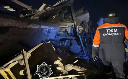 Қарағандыда жер үйде жарылыс болды