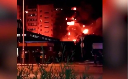 Ресейде әскери ұшақ тұрғын үйге құлады