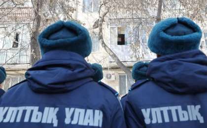 Алматыда Ұлттық ұлан офицері әйел адамды ажалдан құтқарып қалды