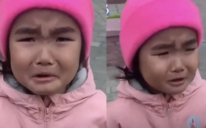 Желіде Путиннің келгеніне жылаған кішкентай қыздың видеосы тарады
