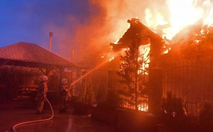 Алматыда монша кешенінен өрт шықты