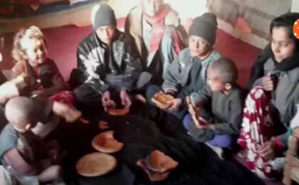Аш отырған Ауған қазақтары Қазақстанға алып кетуді сұрады (ВИДЕО)