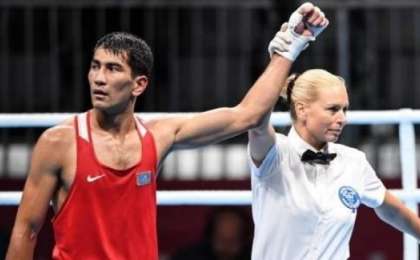 Шымбергенов ирандық қарсыласын уақытынан бұрын жеңді (ВИДЕО)