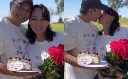 Күйеуімен ерін түйістірген Айгүл Иманбаева сынға қалды