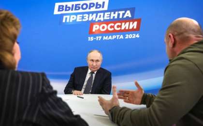 Путин президенттік сайлауға үміткер ретінде тіркелді