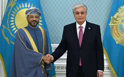 Мемлекет басшысы Оман Сыртқы істер министрі Бадр әл-Бусаидиді қабылдады