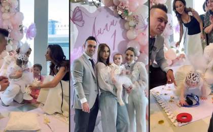 Илья Ильин қызының тұсауын журналист Динара Сәтжанға кестірді