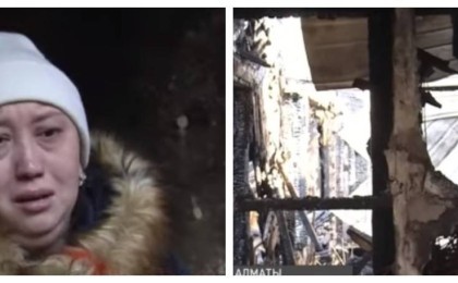 Бөлменің қақ ортасында от жаққан. Елордада мас әйел 6 бірдей отбасыны баспанасыз қалдырды