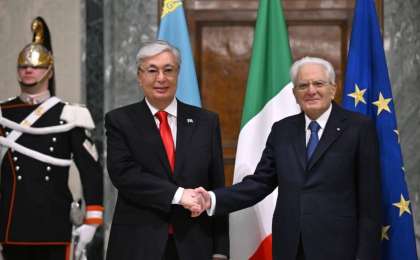 Тоқаев Италия президентімен келіссөздер жүргізді