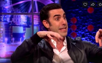 Қазақстандықтарға күлкім келеді: Борат көк туы бар елге жауап берді (видео)