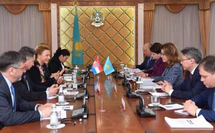 参议院议长纳扎尔巴耶娃会见克罗地亚副总理