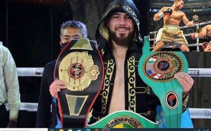 Садриддин Ахмедов бір жекпе-жекте үш белбеуді бір-ақ тақты (видео)