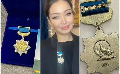Ұлттық рухты көтергені үшін: Аша Матайға медаль тағылды
