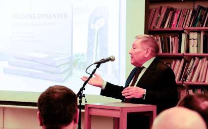 纳扎尔巴耶夫著作《和平中心》挪威文版首发仪式在奥斯陆举行