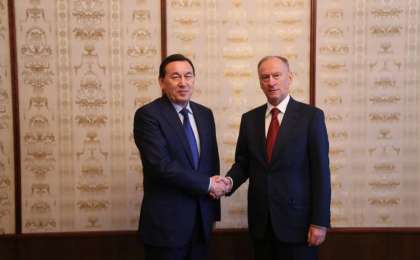 哈斯莫夫会见俄安全会议秘书帕特鲁舍夫