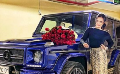 Анна Данченко сүйіктісінің "гелендвагенімен" жұртты таңғалдырды (фото)