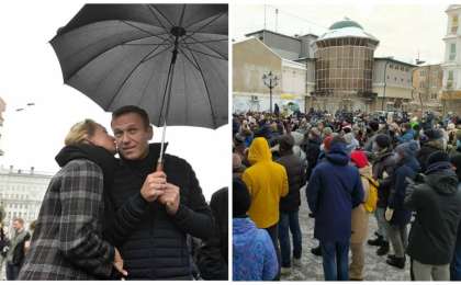 Ресейде халық Навальныйды босатуды талап етіп шеруге шықты