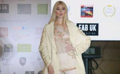 哈萨克斯坦设计师民族风服装亮相伦敦时装秀