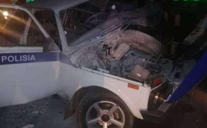 Щучинскіде 2 полицей жантүршігерлік жол апатынан қаза болды – видео