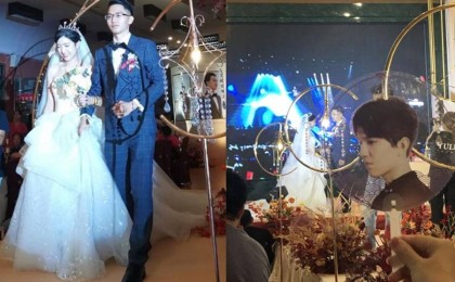 Қытайлық жас жұбайлар Димаштың құрметіне үйлену тойын өткізді