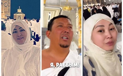 "Құлшылықты камера алдында жасайды": Қажылық сапарын желіге жүктейтін шоу-бизнес жұлдыздарының әрекеті көпшілікке жақпай қалды