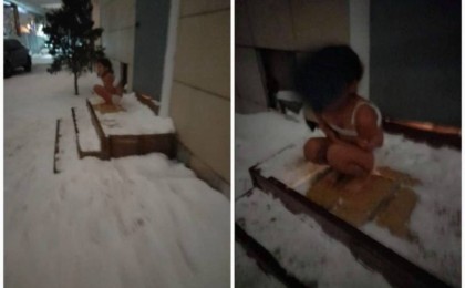 8 жасар қызын далаға қуған әйелге жұмыс іздестіріліп жатыр