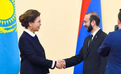 纳扎尔巴耶娃亚美尼亚国民议会议长米尔佐扬