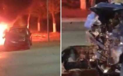 Жамбыл облысында болған жол апатынан қыз бала көлікте жанып кетті