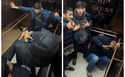 Астанада лифтте төбелесіп, жалған қарумен пранк жасаған азаматтар қамауға алынды (видео)