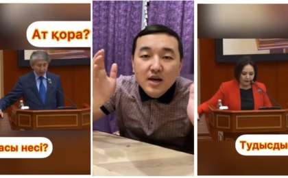 Жандарбек Бұлғақов: Халыққа адал қызмет етемін дейсіздер. Бірақ халықтың тілінде сөйлей алмай жатсыздар