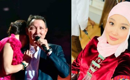 Мөлдір Әуелбекова әкесіне «Джип»  мінгізді (Видео)