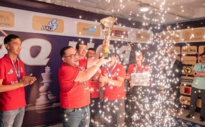 BAQ liga журналистер арасындағы шахмат турнирінде «Адырна» командасы жеңіске жетті