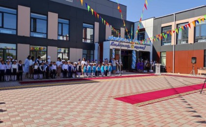 В преддверии нового учебного года в селе Кокдала Аксенгирского сельского округа сдана в эксплуатацию модульная школа нового формата на 110 мест