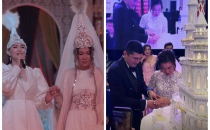 "Тойға ағасы онлайн қатысты": Мәдина Сәдуақасова Шавкат Рахмоновтың қарындасын ұзатты