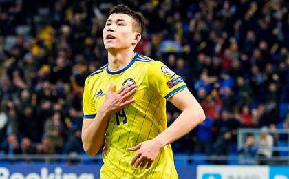 Бактиёр Зайнутдинов ойынның 94-минутында гол соқты (Видео)