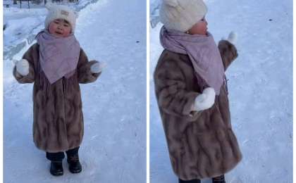 "Әкім ағай, сырғанайтын жер жоқ":Атбасарда кішкентай қыздың әкімге жолдаған видеосынан соң сырғанақ жасалды