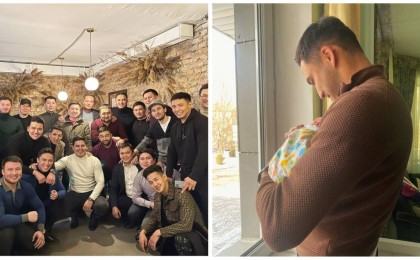 Тәуекел Мүслім әйелі мен ұлын асқан салтанатпен шығарып алды (видео)