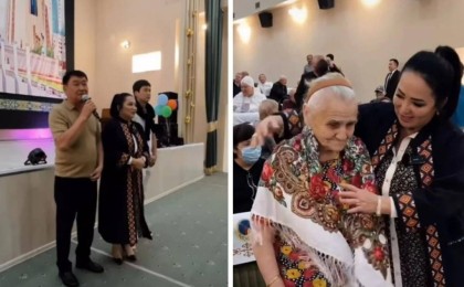 Қарттар үйіне барған Айдарбековтер отбасы сынға қалды